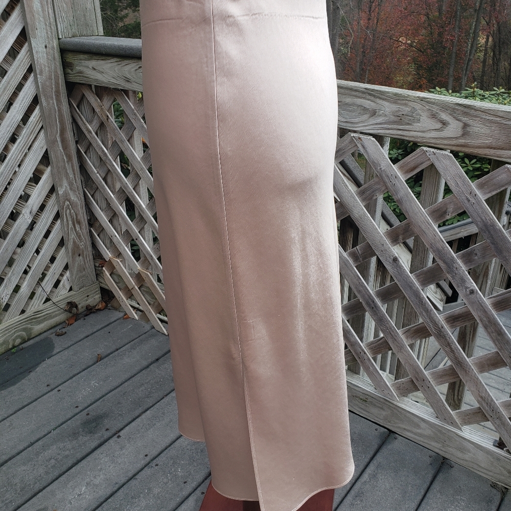 Theory Side Slit Satin Skirt, sS - Picture 5 of 11